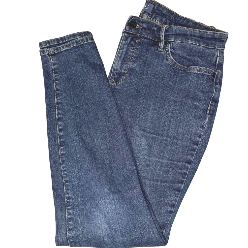 NYDJ Skinny Jeans‎ Womens 10 Blue Lift Tuck Technology Dark Wash Stretch Denim